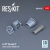 RESKIT RSU48-0296 A-7D CORSAIR II EXHAUST NOZZLE FOR HOBBYBOSS KIT 1/48